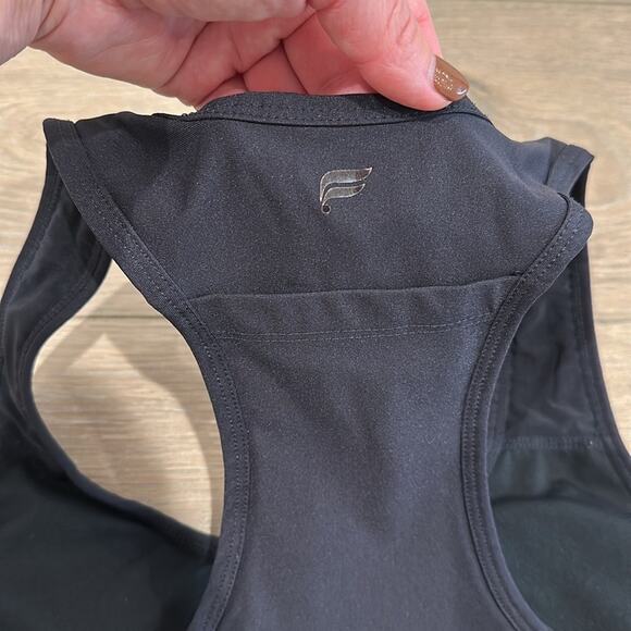 FABLETICS Black On-The-Go Medium Impact Active Workout Gym Sports Bra Size Small - Picture 9 of 10